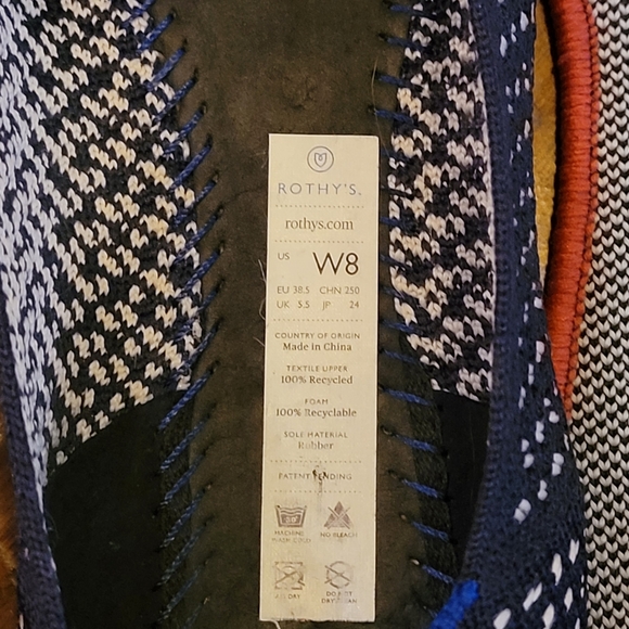 Rothy's Maritime Honeycomb Flats Sz 8 - Picture 6 of 9